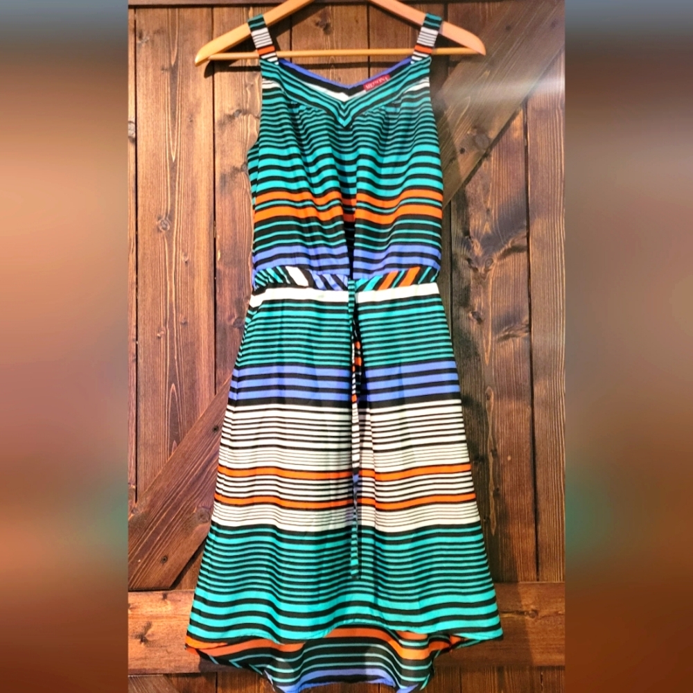 Merona Striped High/Low Dress